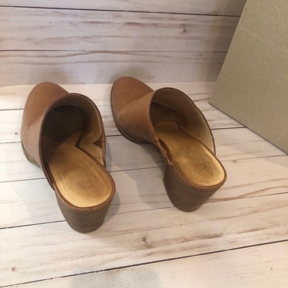 EUC Madewell Harper Mule English Saddle - Picture 4 of 8